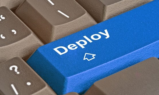 Deploy button