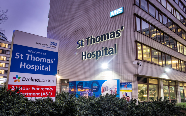 St Thomas' Hospital in London